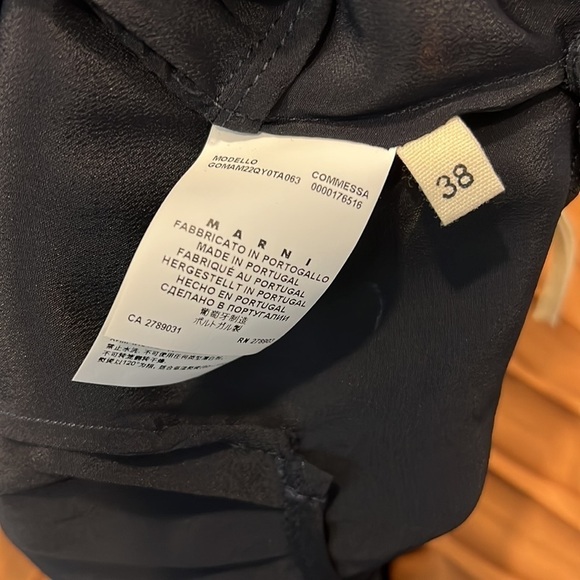 Marni 2012 Winter Edition Multicolor Pleated Silk Blend Midi Skirt Size 38/2US - Picture 7 of 10